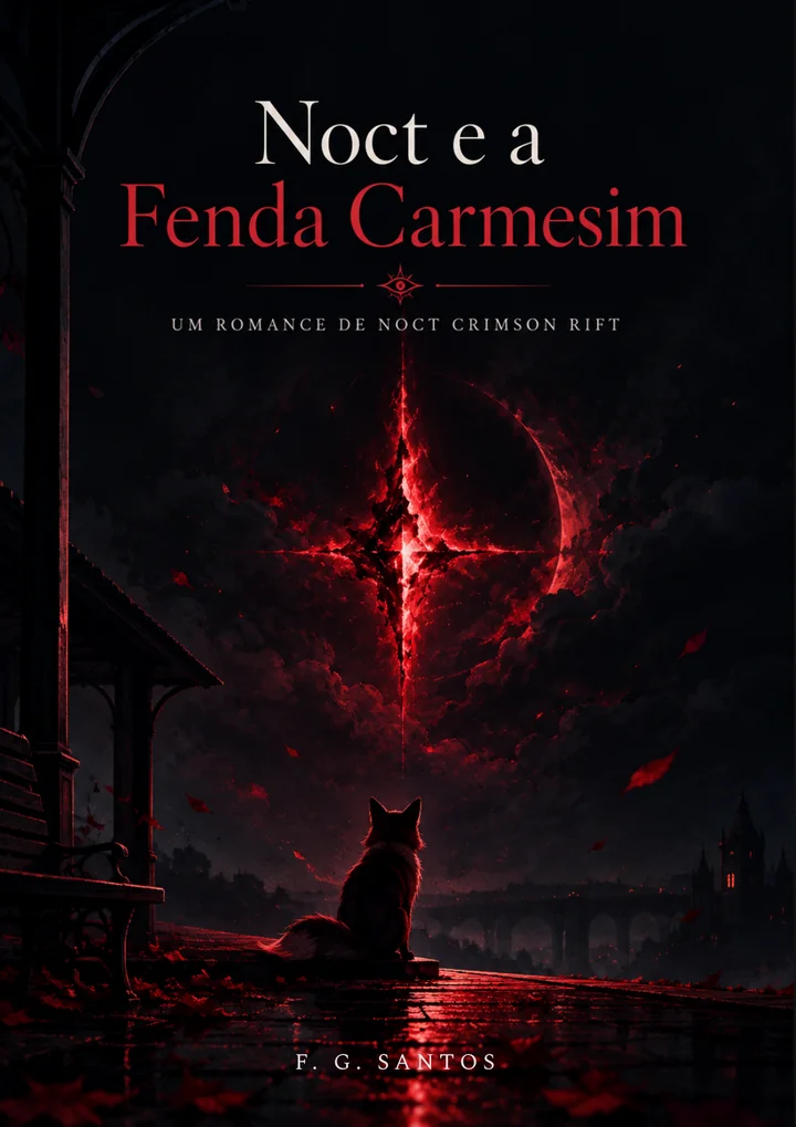 Capa do livro Noct e a Fenda Carmesim